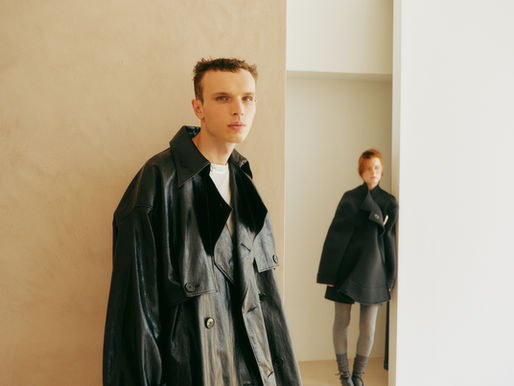 5ELEVEN Magazine Online Editorial Fashion Digital. Tokyo Japan. Tatiana Conrad and Scott Wade photographed by Ren Fujishige and styled by Kana Hashimoto. Designers. Marusho. Flash Circle of. No Maintenance. Riku Umehara. Unstate. Boan. Falke. Kotohayokozawa