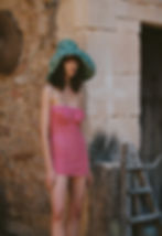 Model Olivia Martin in Mallorca photographed by Dominika and Sylvia Polasz. Fashion from Coperni, Dolce&Gabbana, AretaMata, Ralph Lauren, Sonia Rykiel, Cartier, Prada, Saint Laurent, MiuMiu, Jacquemus, Self Portrait