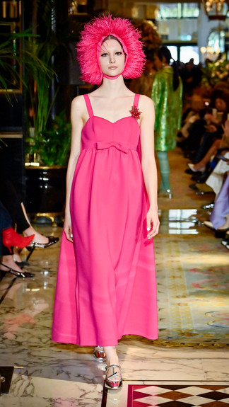 Huishan Zhang Autumn Winter 2025 Collection. The Dorchester, London Fashion Week, February 22nd 2025