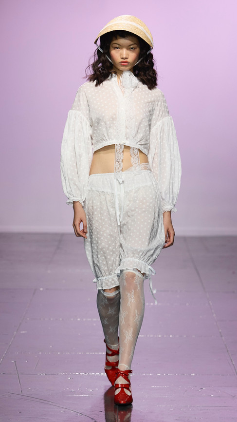 Yuhan Wang Spring Summer 2024 Collection. London, 16 September 2023 LFW SS24 London Fashion Week
