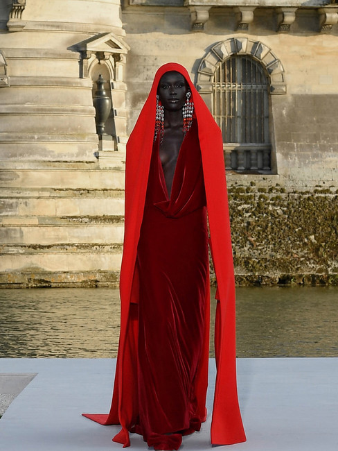 Valentino Haute Couture Fall 2023 Collection. Paris, 5 July 2023. Un Chateau