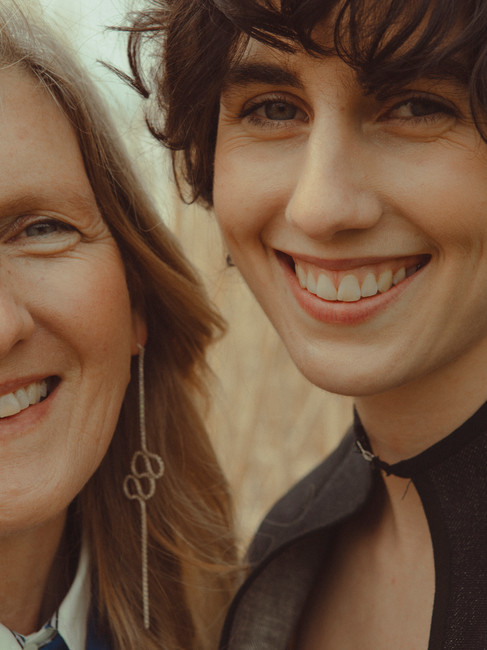 Chiara and Ulrike Hövelmann photographed by Shahin Hefter and styled by Julia Obermayer. Fashion Editorial with Chloé, Maison Margiela, JW Anderson, Loewe, Coperni