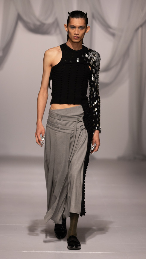 Chet Lo Fall Winter 2024 Collection. London Fashion Week, 16 February 2024