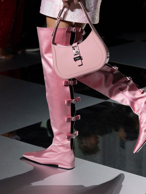 Versace Spring Summer 2024 Collection. Milan, 22 September 2023 MFW Fashion Week