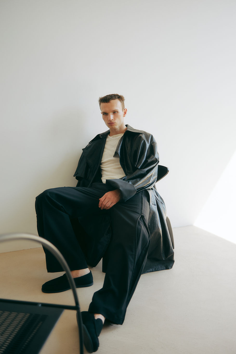 5ELEVEN Magazine Online Editorial Fashion Digital. Tokyo Japan. Tatiana Conrad and Scott Wade photographed by Ren Fujishige and styled by Kana Hashimoto. Designers. Marusho. Flash Circle of. No Maintenance. Riku Umehara. Unstate. Boan. Falke. Kotohayokozawa
