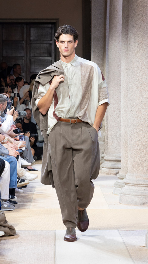 5ELEVEN Magazine. Collections Cruise 27. Menswear SS27. Giorgio Armani Cruise 2027 and Menswear Spring Summer 2027 Collection. Milan, June 22nd, 2026