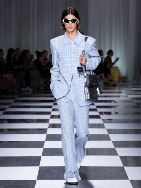 Versace Spring Summer 2024 Collection. Milan, 22 September 2023 MFW Fashion Week