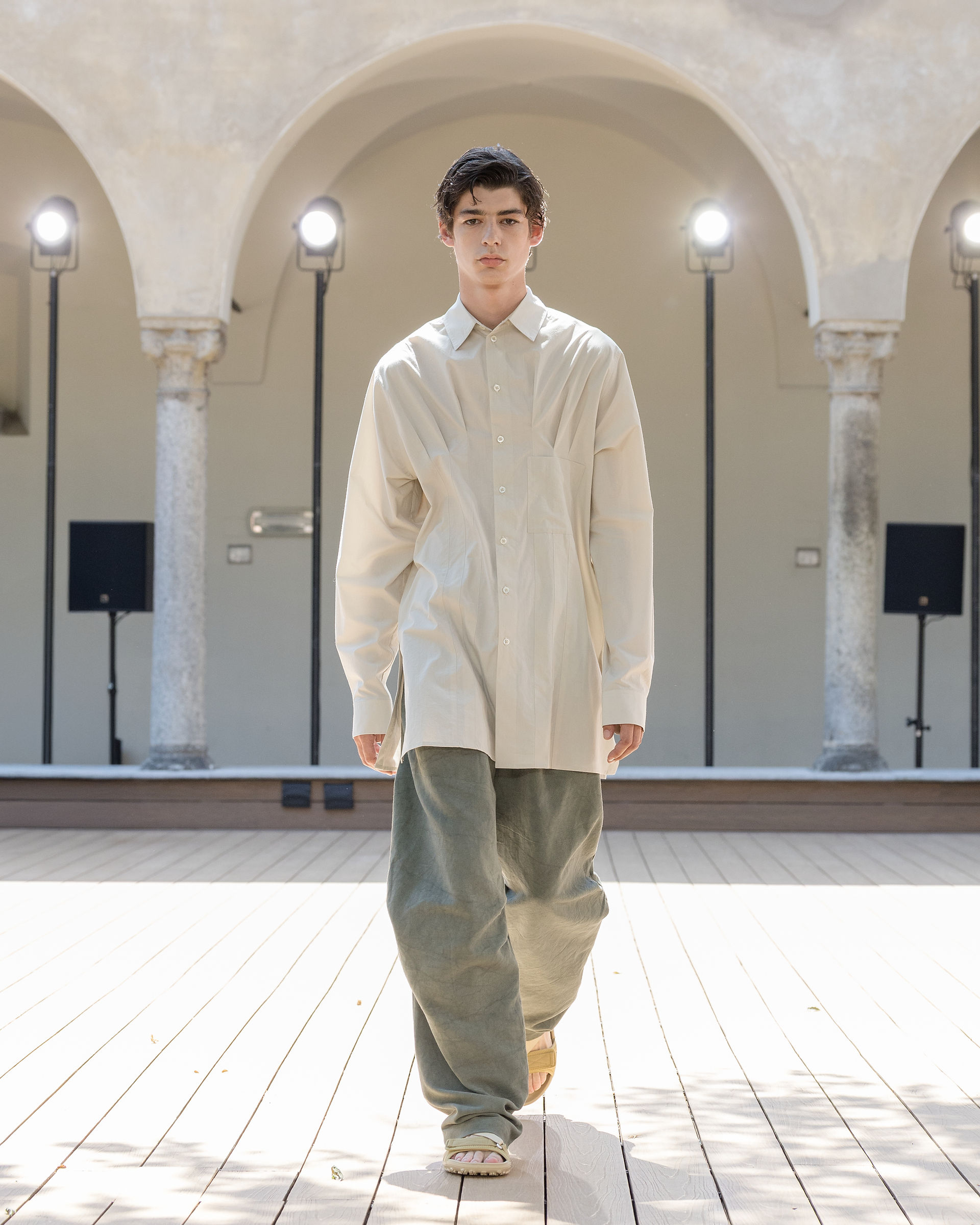 5ELEVEN Magazine. Menswear MFW SS27. Qasimi Spring Summer 2027 Collection. Milan, June 21st, 2026