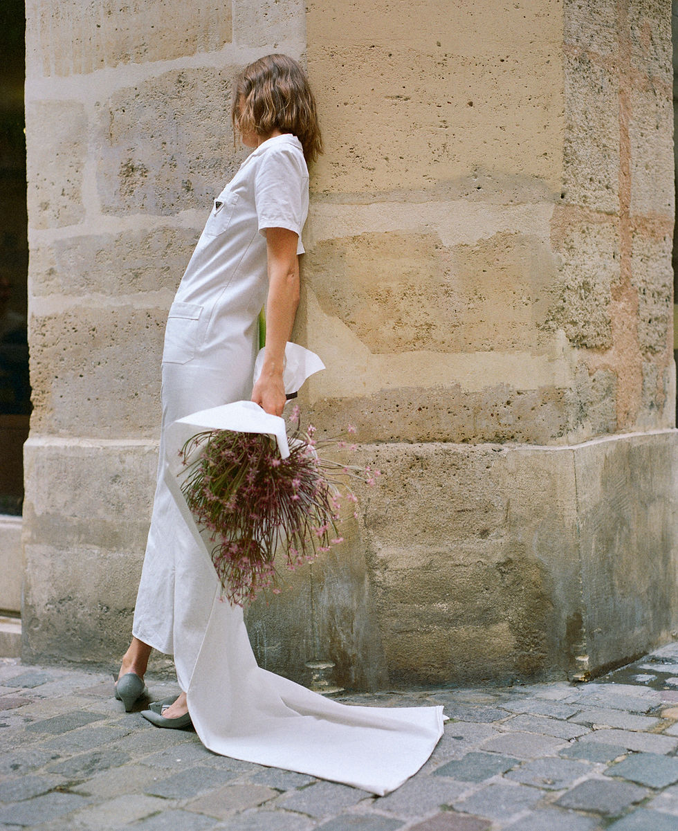 Online Fashion Editorial with Ira Sumbaeva photographed in Paris by Keiichiro Nakajima. Styled by midori. Clothes from Fendi, Balenciaga, Louis Vuitton, MiuMiu, Prada