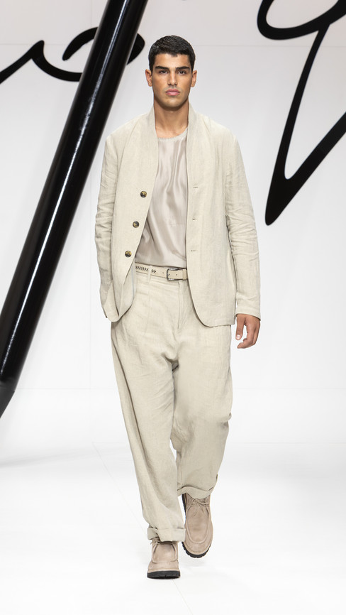 Giorgio Armani Men's Spring Summer 2024 Collection. Milan, 20 June 2023. 5ELEVEN Magazine
