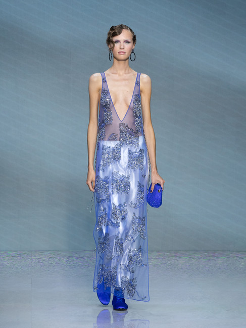 Giorgio Armani Spring Summer 2024 Collection. Milan, 24 September 2023 MFW Fashion Week
