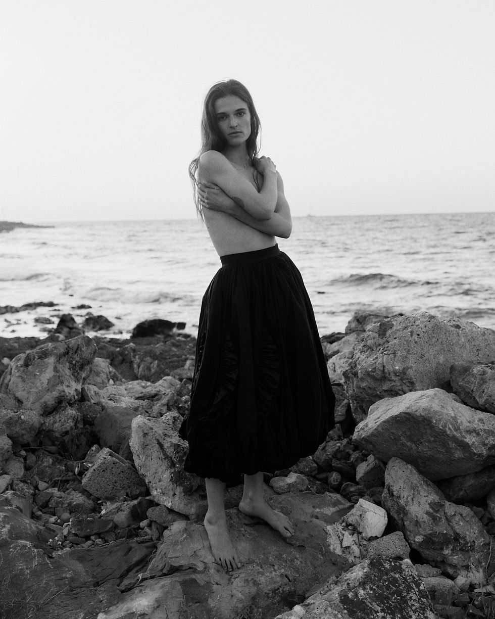 5ELEVEN Editorial. Fashion. Crete. Greece. Swimwear. Online. Lily Vogt. Conor Clarke. Photography. Fashion Photography. Fashion Editorial. Gucci. Saint Laurent. CHANEL. Fendi. Louis Vuitton. Dior. Hunza G. Isabel Marant. Jimmy Choo. Zimmermann. Vivetta. Chloé