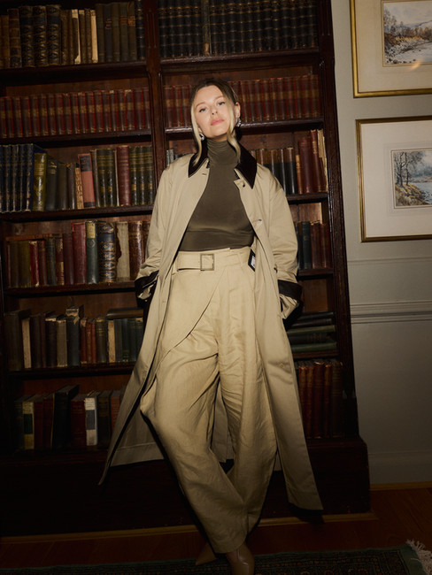 British singer and songwriter Lusaint interview and photographed for 5ELEVEN Magazine The Music Issue 16 by Alex Hutchinson and styled by Tasha Arguile wearing CHANEL, Louis Vuitton, Tod's, Gant, Ami Paris and CompletedWorks