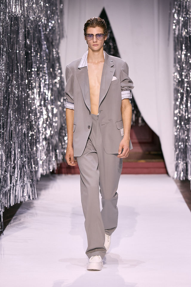 P*中様 24SS maison mihara yasuhiro ラメ レイヤー P*中様 24SS maison mihara yasuhiro ラメ レイヤー Maison MIHARA