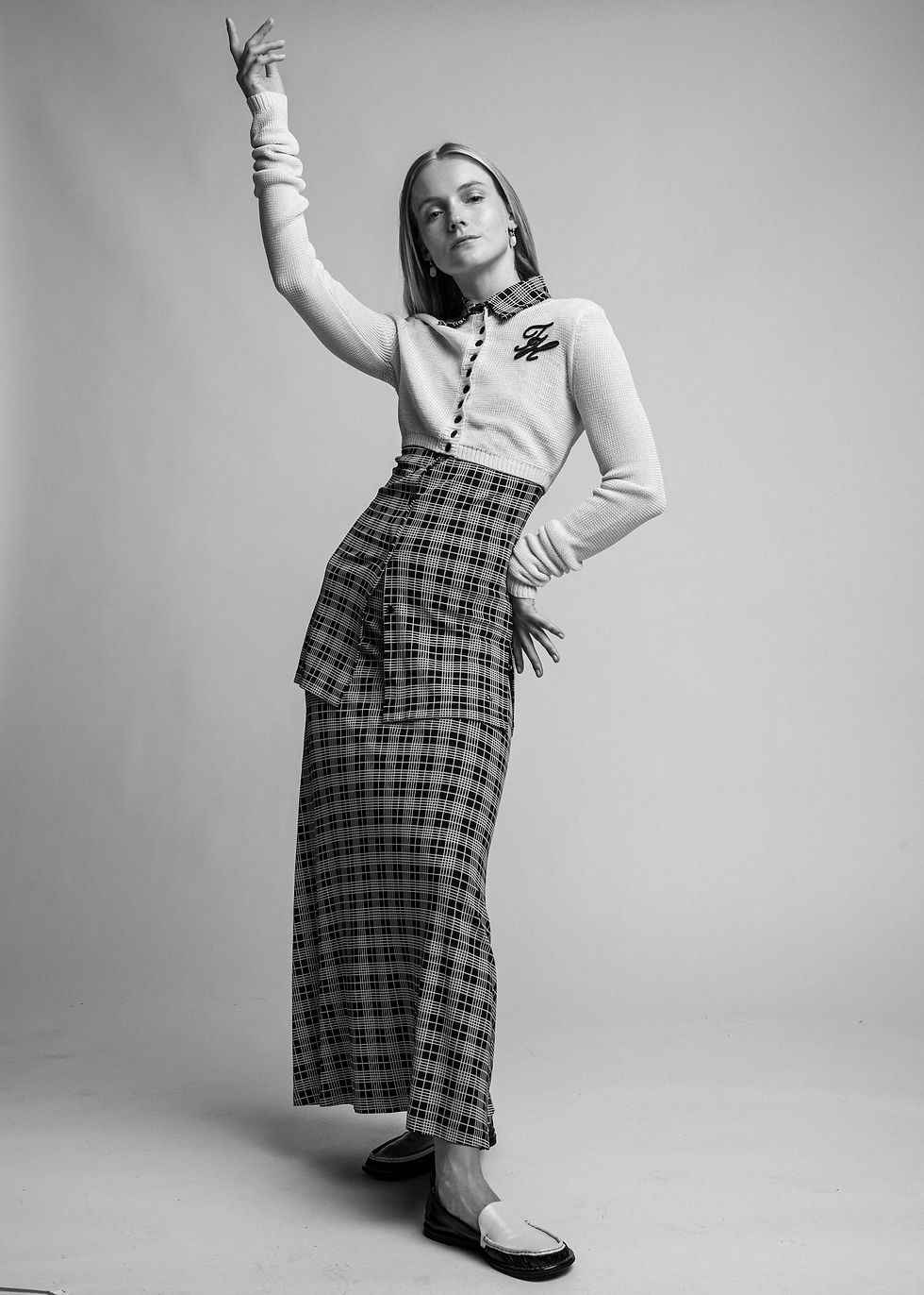 5ELEVEN Magazine Face of Fashion: British Model, Lucan Gillespie photographed by Edwin S Freyer and styled by Tasha Arguile. Wearing Dior, AMI Paris, Tommy Hilfiger, Dinosaur Designs and Celine