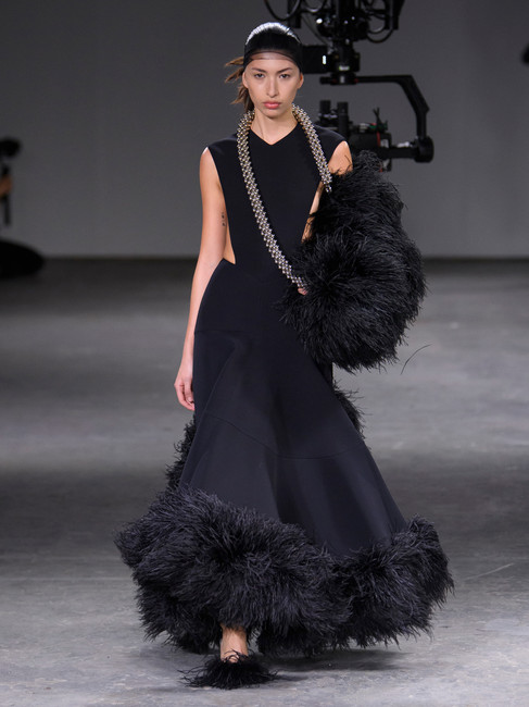 David Koma Fall Winter 2024 Collection. London Fashion Week, 17 February 2024