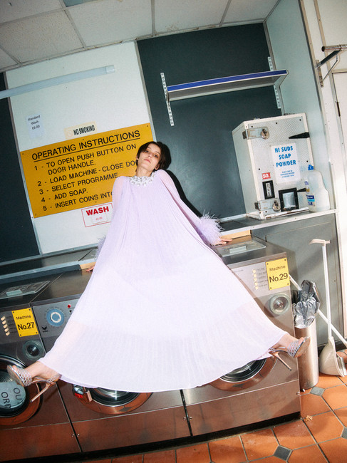 5ELEVEN Magazine Digital Fashion Stories with Carol Levergger by Andrew Woffinden. Fashion from Akris, Roland Mouret, Self-Portrait, Naya Rea, Roger Vivier, Aquazzura, Anna Mason, Edeline Lee or Nº21.