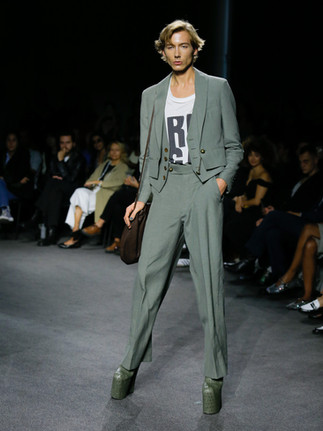 Andreas Kronthaler for Vivienne Westwood Spring Summer 2024 Collection. Paris, 30 September 2023 PFW Fashion Week Ready to Wear