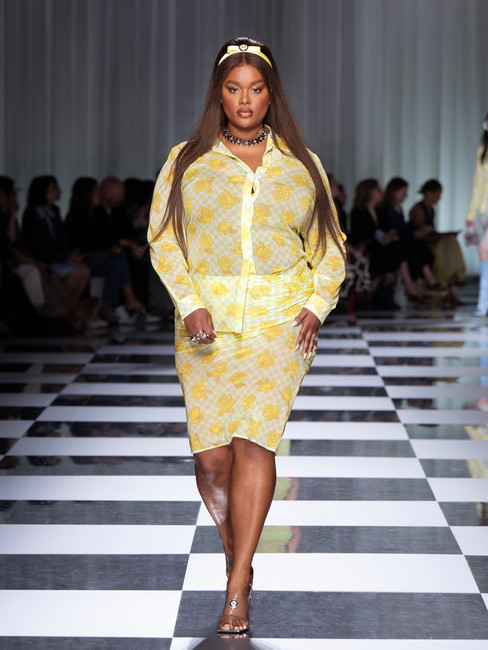 Versace Spring Summer 2024 Collection. Milan, 22 September 2023 MFW Fashion Week