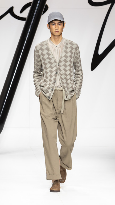 Giorgio Armani Men's Spring Summer 2024 Collection. Milan, 20 June 2023. 5ELEVEN Magazine