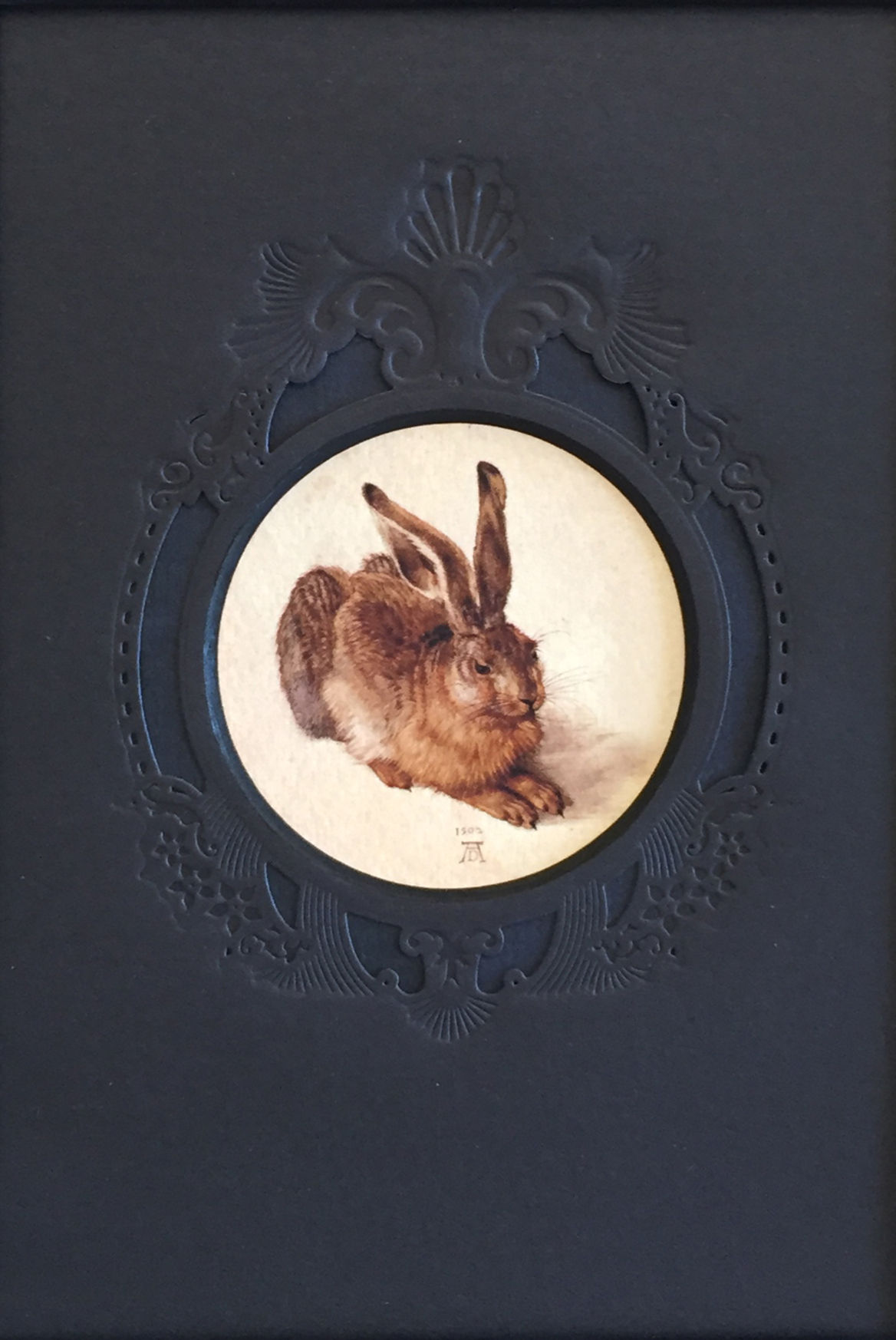 Black Embossed Mount 