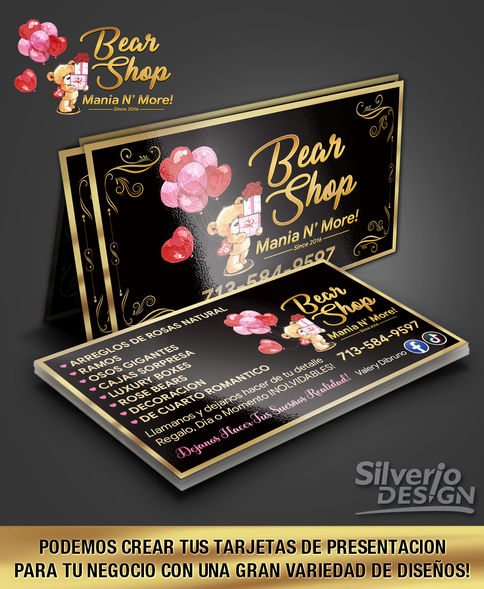 Tarjetas para Arreglos en Houston