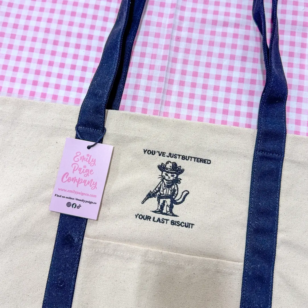 Buttered Your Last Biscuit Tote Bag