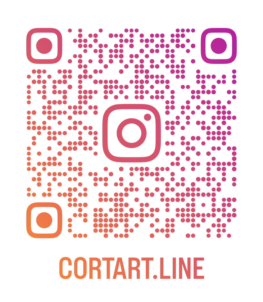 QR Code Instagram CortArt Line