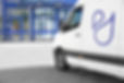 Branded cleaning van