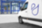 Branded cleaning van