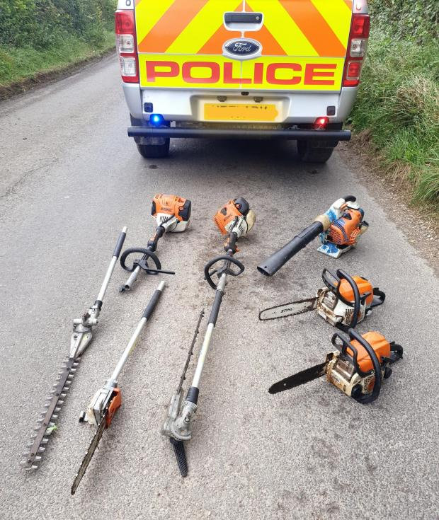 Rural Crime Alert Dorset Police Rural Crime Team seize van and chainsaws