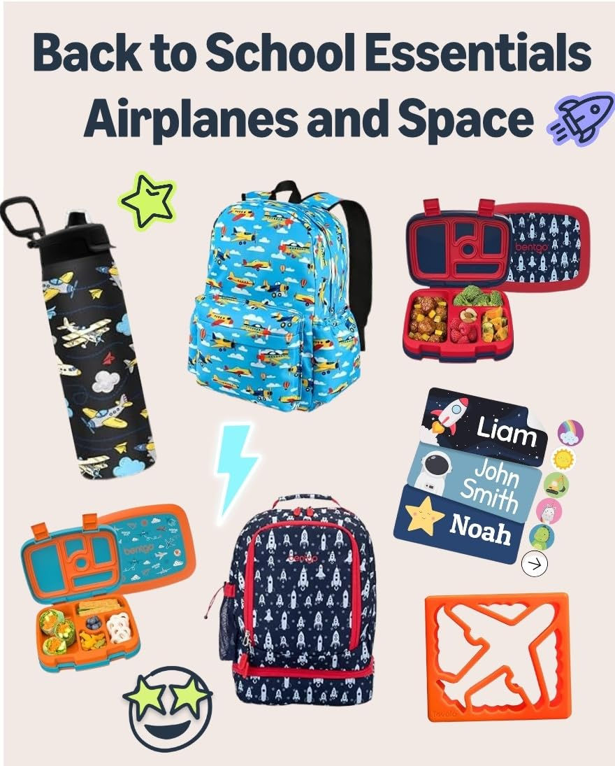 Top Amazon Back to School Essentials for Kids Who Love Airplanes and Space
