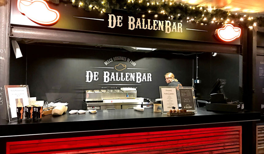 De Ballenbar food stand, Foodhallen Amsterdam The Netherlands