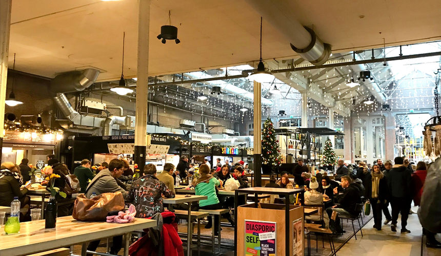 Inside Foodhallen Amsterdam, Foodhallen Amsterdam The Netherlands