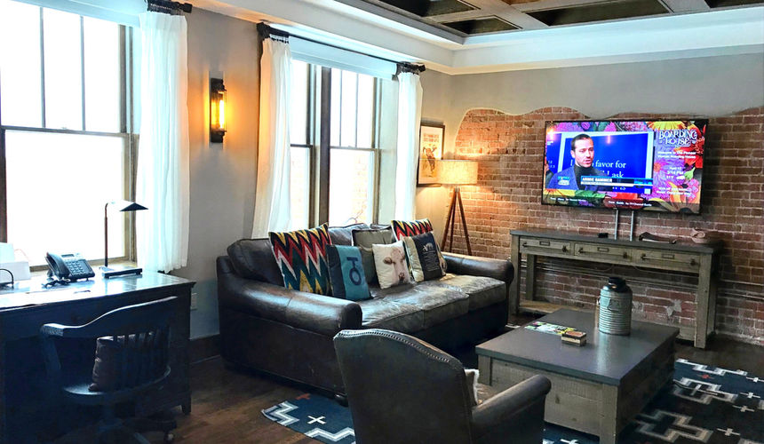 The Ranch Room, Pioneer Woman Boarding House Hotel, Pawhuska, Oklahoma