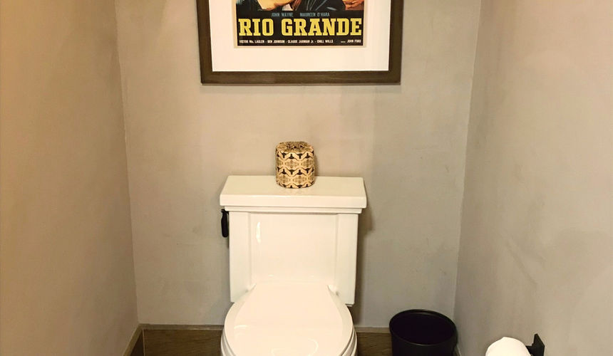 Toilet Room, The Ranch Room, Pioneer Woman Boarding House Hotel, Pawhuska, Oklahoma