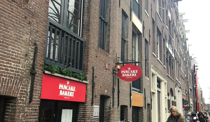 Entrance The Pancake Bakery, Amsterdam