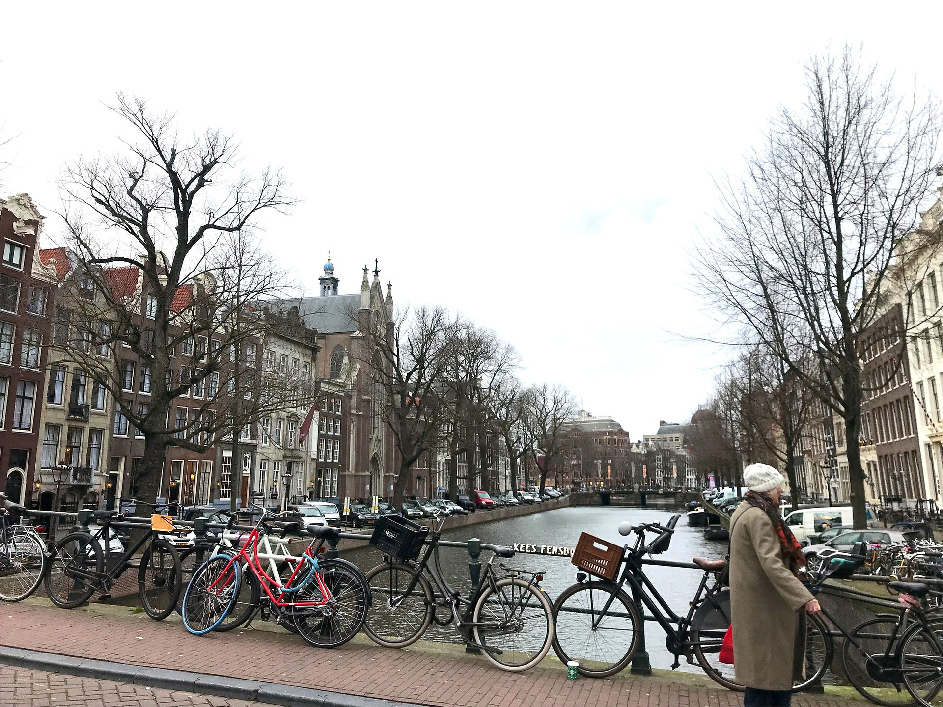 Canal houses at the Prinsengracht in Amsterdam, The Netherlands