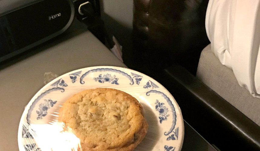 Pioneer woman cookies with turn down service, Pioneer Woman Boarding House Hotel amenities, Pawhuska, Oklahoma