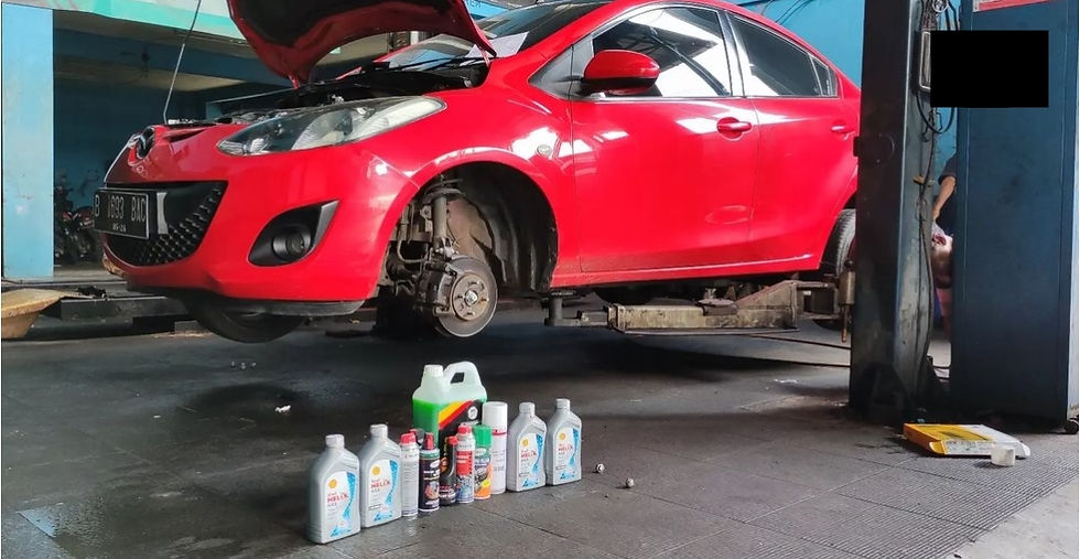 paket service mazda 2 8 kegiatan + oli 