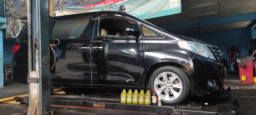 harga service alphard 8