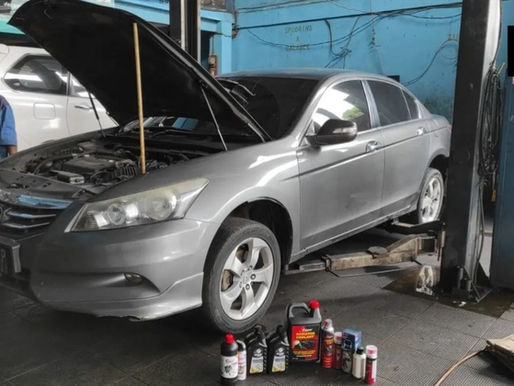 paket service accord 14 kegiatan + oli caltex