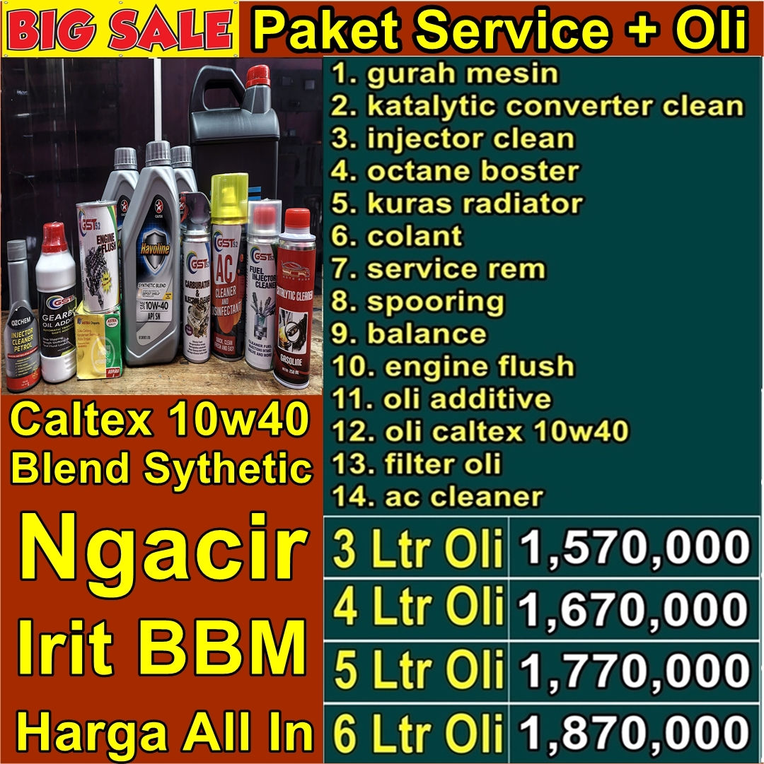 Paket Service & Oli 3