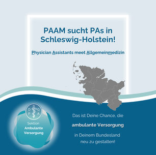PAAM-Projekt sucht interessierte PAs in Schleswig-Holstein 
