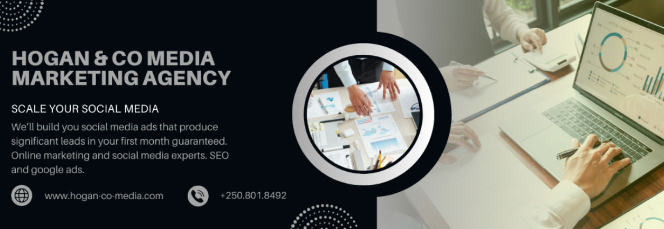 Blue And White Modern Digital Marketing