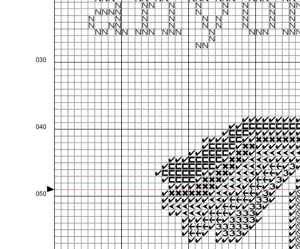 Thumbnail: Unicorn Glow Cross Stitch Pattern