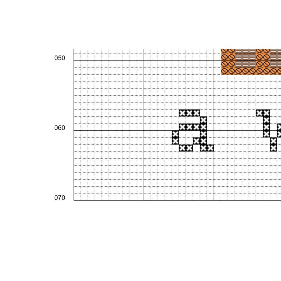 Thumbnail: I Love You A Waffle Lot Cross-Stitch Pattern