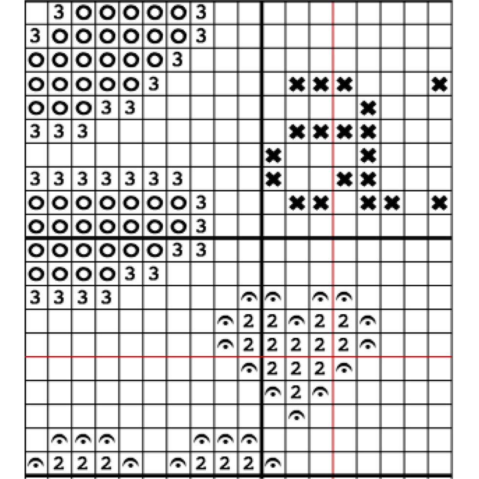 Thumbnail: I Love You an Axolotl Cross-Stitch Pattern
