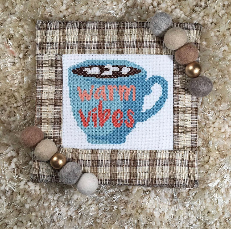 Thumbnail: Warm Vibes Cross Stitch Pattern