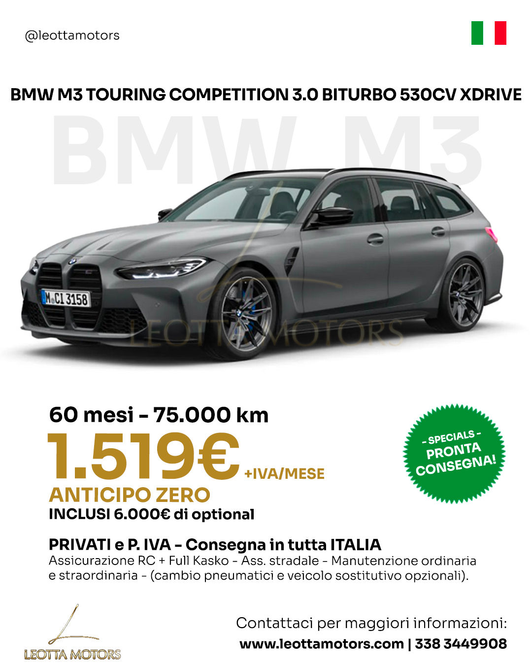 BMW M3 TOURING COMPETITION 3.0 BITURBO 530CV XDRIVE AUT,